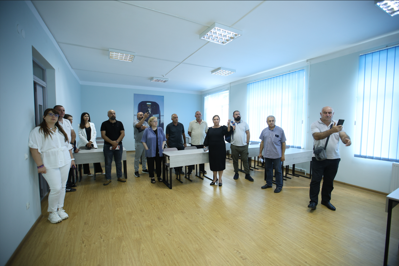 სარკინიგზო ტრანსპორტის სააგენტოსა და დამსაქმებელი კომპანიების ვიზიტი სარკინიგზო ტრანსპორტის კოლეჯში